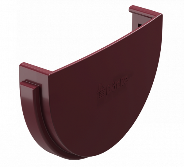 Заглушка желоба ПВХ Docke STANDART красный купить в Тосно