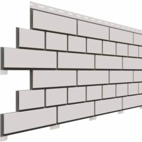 Фасадная панель Доломит Кирпич, Белый купить в Тосно