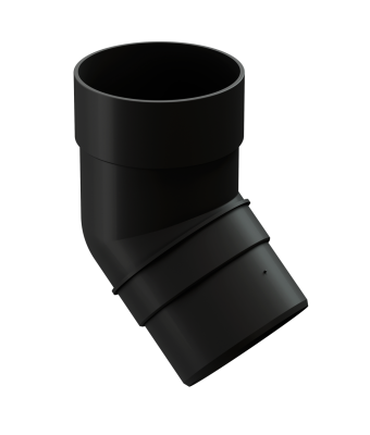 Колено 72˚ Docke Premium ПВХ - Карбон