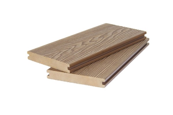 Доска террасная 3D фактура дерева POLIVAN GROUP двухсторонняя полнотелая SINGARAJA песочный купить в Тосно