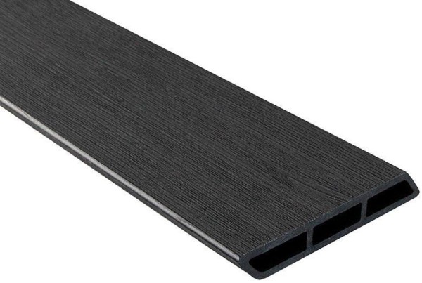 Доска Ромбус 3D ДПК Outdoor STORM BLACK черная купить в Тосно