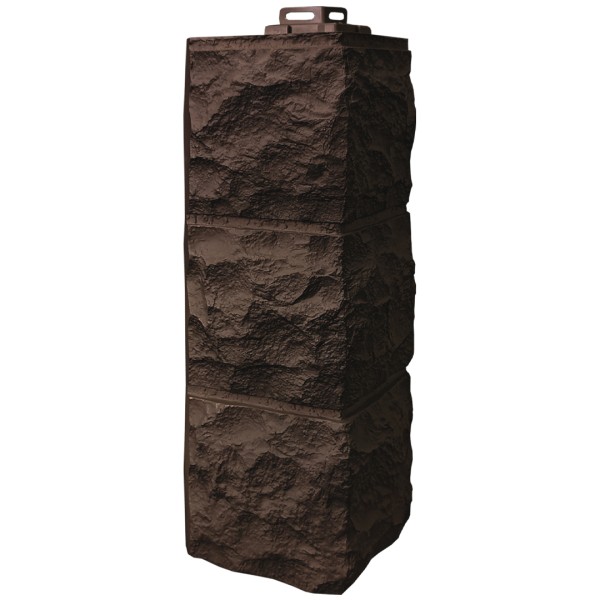 Угол наружный Fineber «Доломит» Тёмно Коричневый купить в Тосно