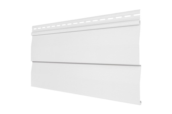 Виниловый сайдинг Tecos - корабельный брус, белый купить в Тосно