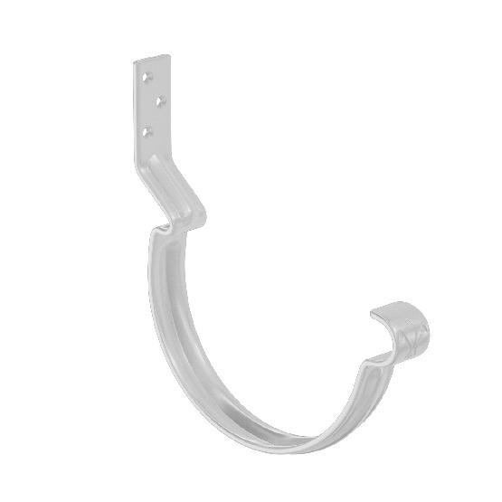 Водосток Aquasistem, система 125x90 - Крюк крепления желоба короткий RR 20 Мраморно-белый купить в Тосно