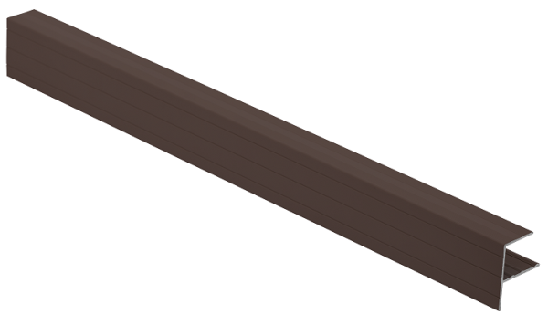F-профиль Grinder закрывающий коричневый купить в Тосно