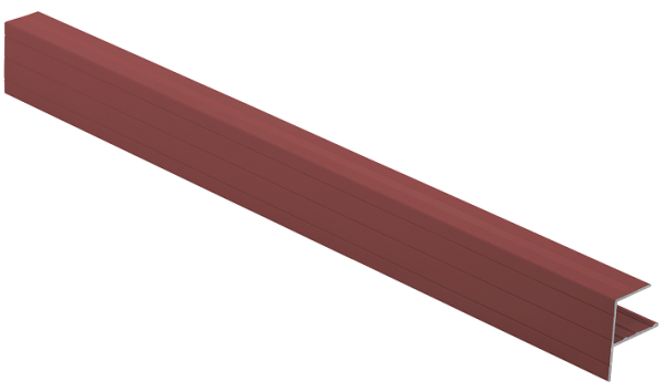 F-профиль Grinder закрывающий красный купить в Тосно