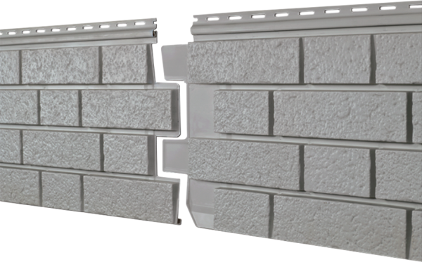 Фасадная панель Ю-пласт Стоун Хаус S-Lock Клинкер Нордик дым купить в Тосно