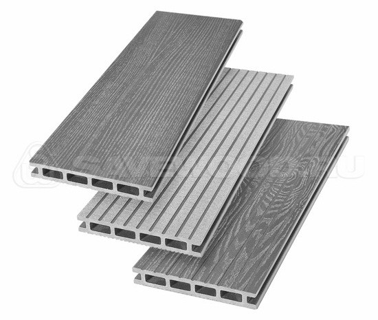 Террасная доска из ДПК SW Carpinus (R) — двухсторонняя пепельный купить в Тосно