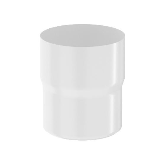 Водосток Aquasistem, система 125x90 - Соединитель трубы RR 20 Мраморно-белый купить в Тосно