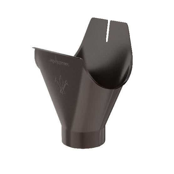 Водосток Aquasistem, система 150/100 - Воронка желоба RR 32 Тёмно-Коричневый купить в Тосно