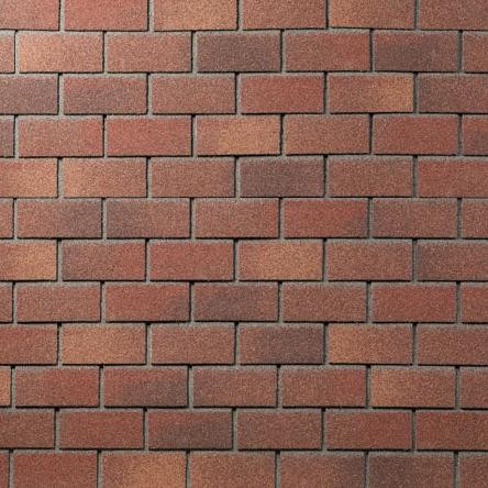 Фасадная плитка битумная, Технониколь HAUBERK кирпич Терракотовый купить в Тосно