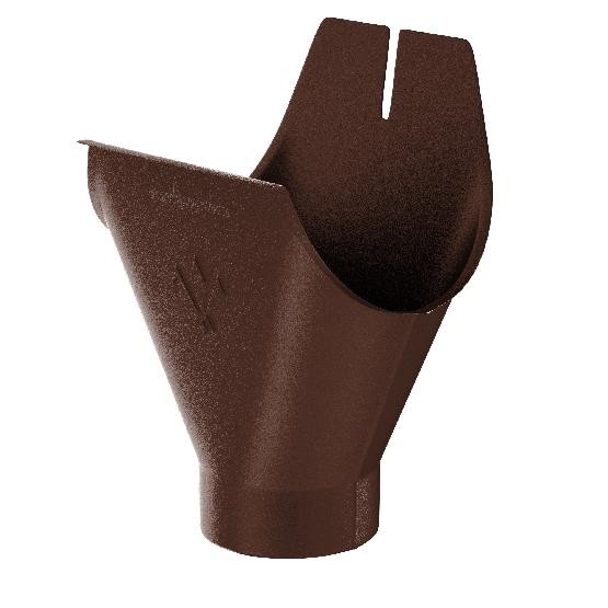 Водосток Aquasistem, Система 125x90 - Воронка желоба RAL 8017 Коричневый matt купить в Тосно