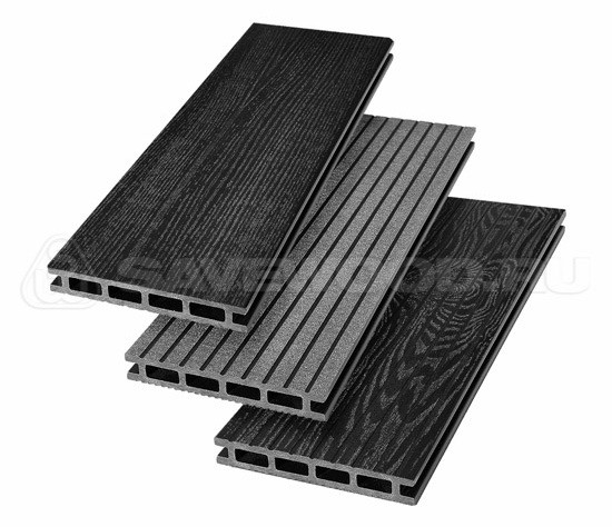 Террасная доска из ДПК SW Carpinus (R) — двухсторонняя черный купить в Тосно