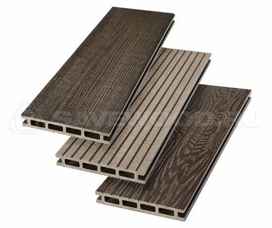 Террасная доска из ДПК SW Carpinus (R) — двухсторонняя темно-коричневый купить в Тосно