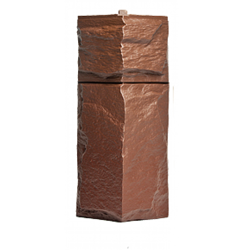 Угол T-Сайдинг-Гранит Леон Коричневый купить в Тосно