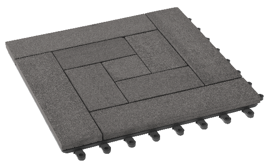 Модульный паркет ДПК GRINDERDECO Люкс 10 Серый базальт купить в Тосно