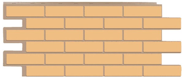 Фасадная панель T-Сайдинг - Кирпич Модерн Бежевый купить в Тосно