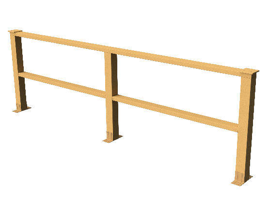 Ограждения декоративное ДПК GRINDERDECO Ковбойская изгородь песчаник купить в Тосно