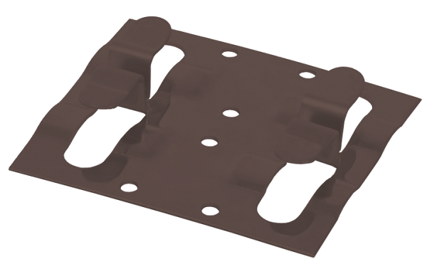 Кляймер рядный Grinder для монтажа наличника коричневый купить в Тосно