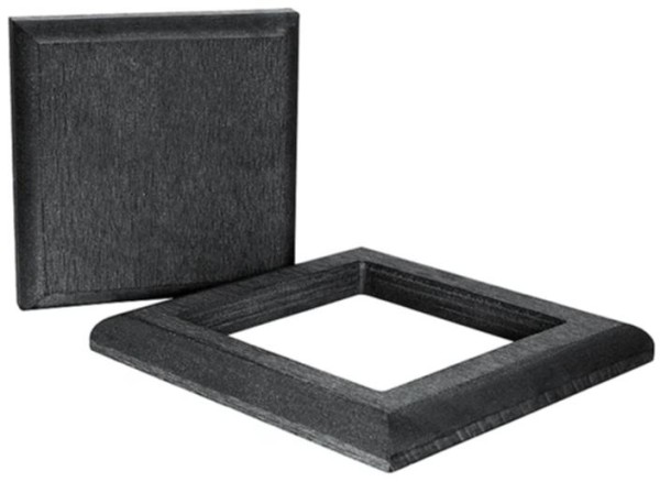 Комплект крышка и юбка ДПК для столба Polivan SINGARAJA черный купить в Тосно