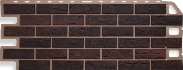 Фасадная панель Цокольный сайдинг Альта-профиль - коллекция "кирпич", кирпич жженый купить в Тосно