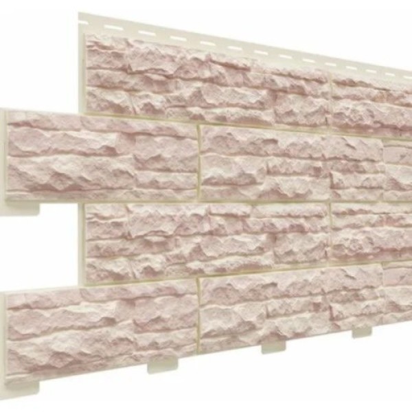 Фасадная панель Доломит Скалистый риф Люкс Жемчуг купить в Тосно