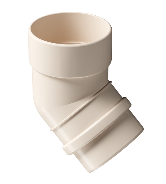 Колено 45˚ Docke Lux ПВХ Латте купить в Тосно