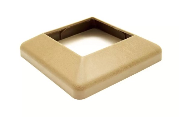 Крышка нижняя ПВХ для столба Deckart 100х100 Орех купить в Тосно