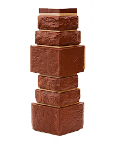 Угол T-Сайдинг-Дикий Камень Коричневый купить в Тосно