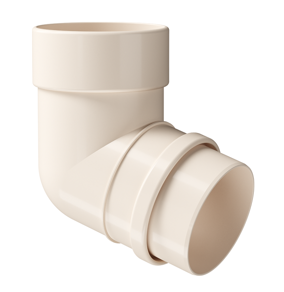Колено 72˚ Docke Lux ПВХ Латте купить в Тосно