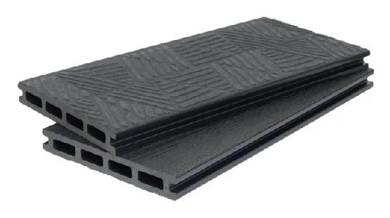 Террасная доска ДПК POLIVAN GROUP 3D+3D NEW пустотелая двухсторонняя DENPASAR Чёрный купить в Тосно