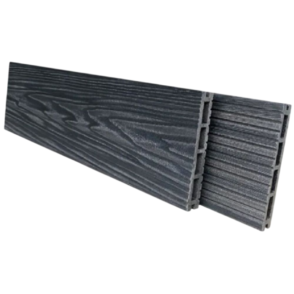 Террасная доска NanoWood Comfort 3D тиснение + вельвет Графит купить в Тосно