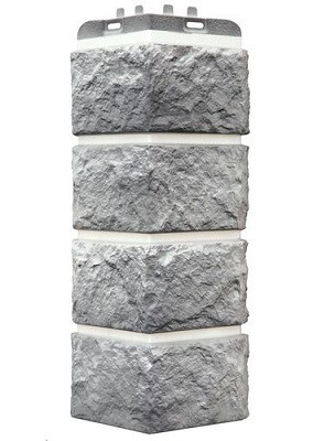 Угол наружный Grand Line Колотый Камень Гранит, Шов белый купить в Тосно