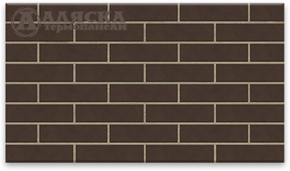 Фасадные Термопанели Аляска Amsterdam brown купить в Тосно