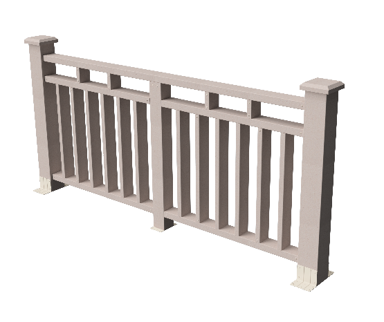 Ограждения декоративное ДПК GRINDERDECO Европа выбеленый дуб купить в Тосно