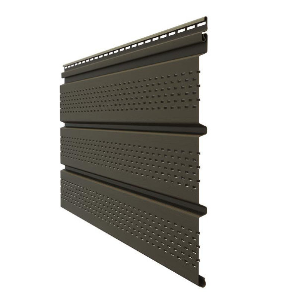 Софит перфорированный коричневый купить в Тосно