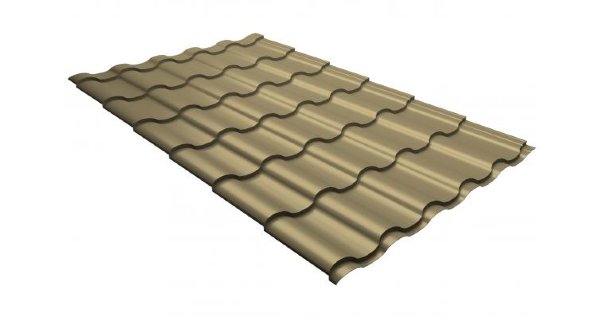 Металлочерепица кредо 0,45 PE RAL 1014 слоновая кость купить в Тосно