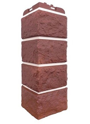 Угол наружный Grand Line Колотый Камень Корица, Шов белый купить в Тосно