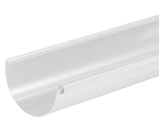 Водосток Aquasistem, система 125x90 - Водосточный желоб 3.00м RAL 9003 Белый купить в Тосно