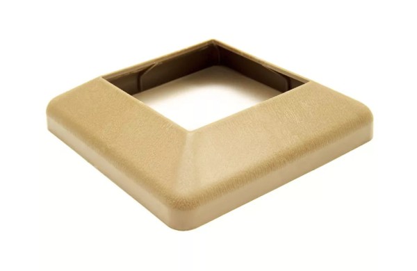 Крышка нижняя ПВХ для столба Deckart 125х125 Орех купить в Тосно