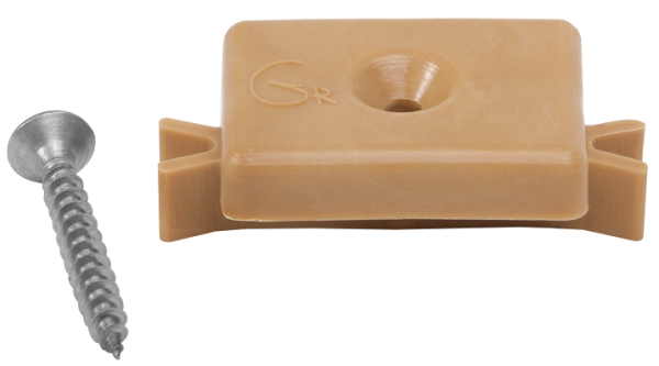 Пластиковая клипса с саморезом, Grinder шовный монтаж 5 mm бежевый купить в Тосно