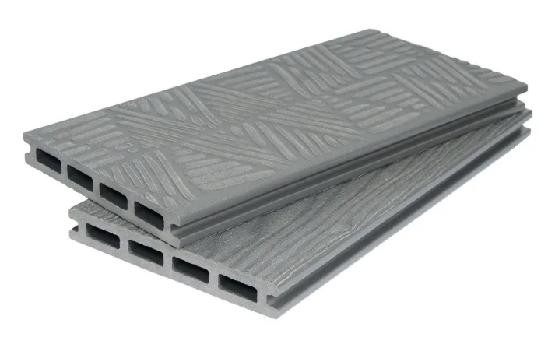 Террасная доска ДПК POLIVAN GROUP 3D+3D NEW пустотелая двухсторонняя DENPASAR Серый купить в Тосно