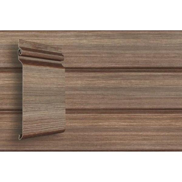 Виниловый сайдинг Grand Line Natural-Брус Tundra - Кедр купить в Тосно