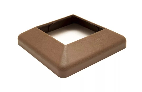 Крышка нижняя ПВХ для столба Deckart 125х125 Шоколад купить в Тосно