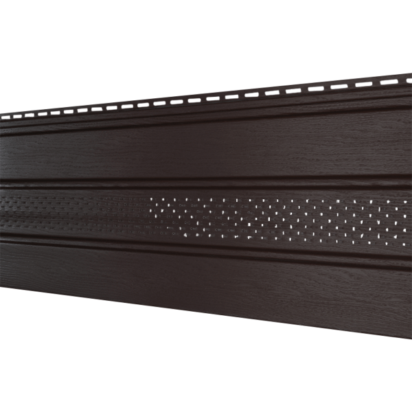 Софит Ю-Пласт Классический, перфорация по центру коричневый купить в Тосно