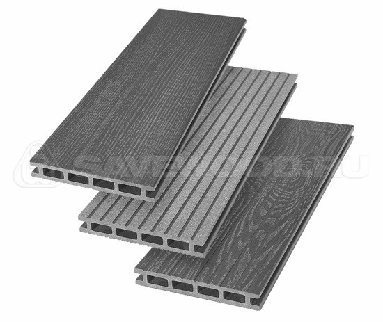 Террасная доска из ДПК SW Carpinus (R) — двухсторонняя графит купить в Тосно