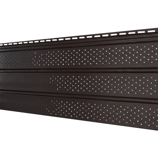 Софит Ю-Пласт Классический, с полной перфорацией коричневый купить в Тосно