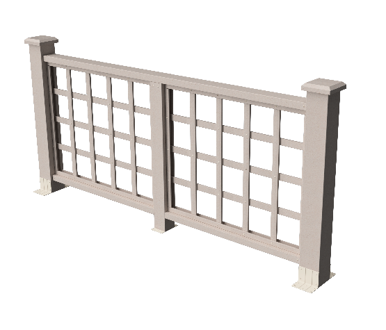 Ограждения декоративное ДПК GRINDERDECO Дувр выбеленый дуб купить в Тосно