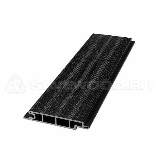 Террасная доска из ДПК SW Padus радиальный распил «SaveWood» чёрный купить в Тосно