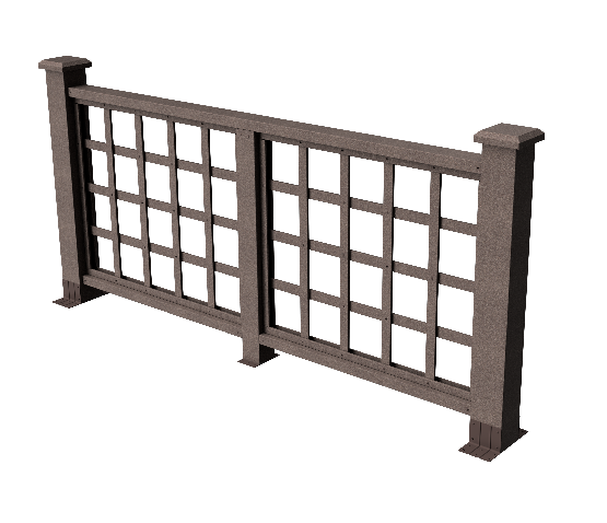 Ограждения декоративное ДПК GRINDERDECO Дувр венге купить в Тосно